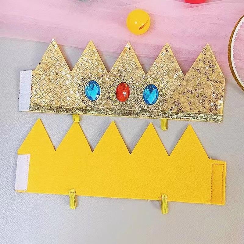 Cosplay Princess Crown Headband Custome Girls Halloween Carnival Party Role Suit Headwear Accessories