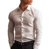 Men's Korean Style Slim-Fit Long-Sleeved Professional Shirt - Non-Iron, Handsome Formal Wear