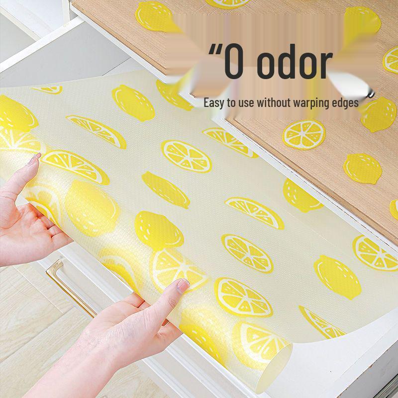 Waterproof Oil-Proof Cabinet Mat - Dustproof, Moisture-Resistant Sticker for Kitchen, Wardrobe, or Shoe Cabinet.