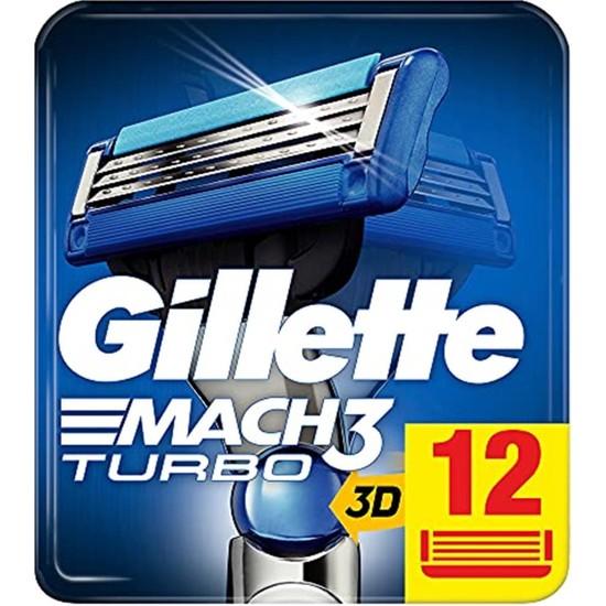 

Сменная бритва Gillette Mach3 Turbo, 12 шт.