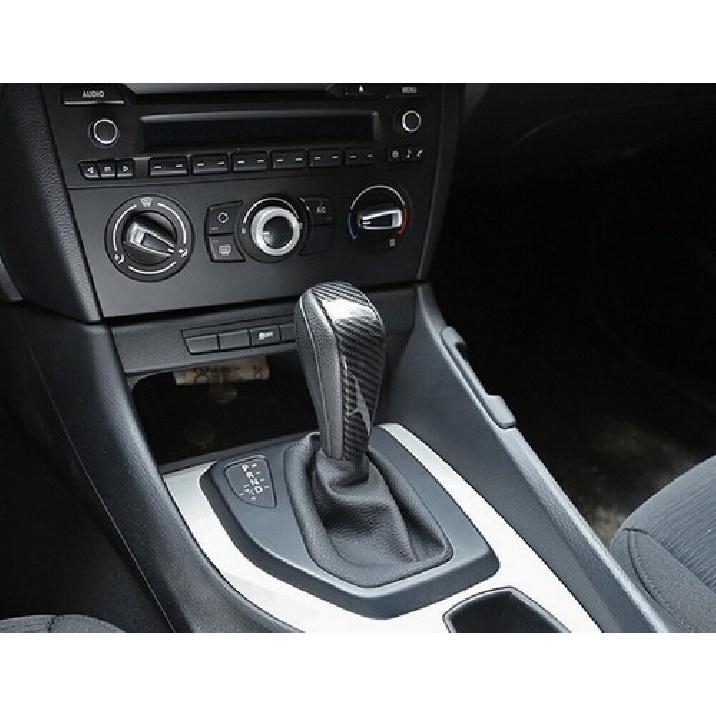 For BMW 3 Series E84 X1 E87 1 Series E90 E92 Carbon Fiber Shift Knob Cover Shell
