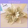 Flowers Decorative Christmas With Shiny Finish For Holiday Tree And Party Props