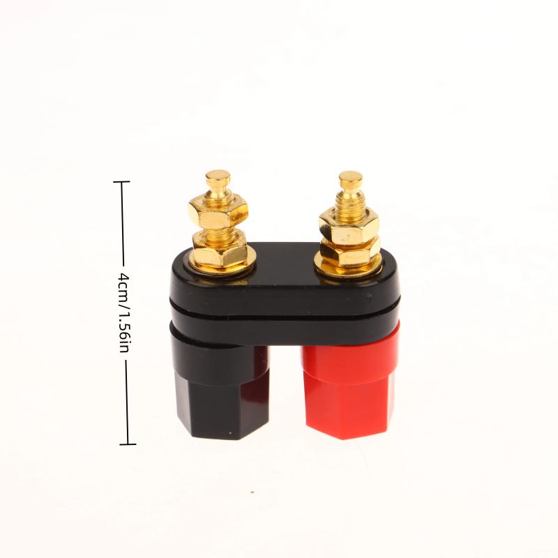 1/5Pcs Banana Plugs Couple Terminals Red Black Connector Amplifier Terminal Binding Post Banana Speaker Plug Jack
