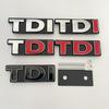 EPYFH1 3D Metal Logo TDI Emblem Car Front Grill Badge Rear Trunk Sticker For VW Golf 4 6 7 MK6 Polo Jetta Passat Accessories