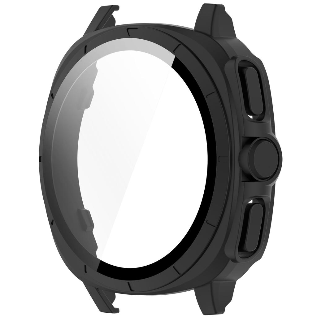Glass+Case for Samsung Galaxy Watch 7 44/40mm Turning into Ultra 47mm Upgrade All-Around Protective Protector Cover Bumper