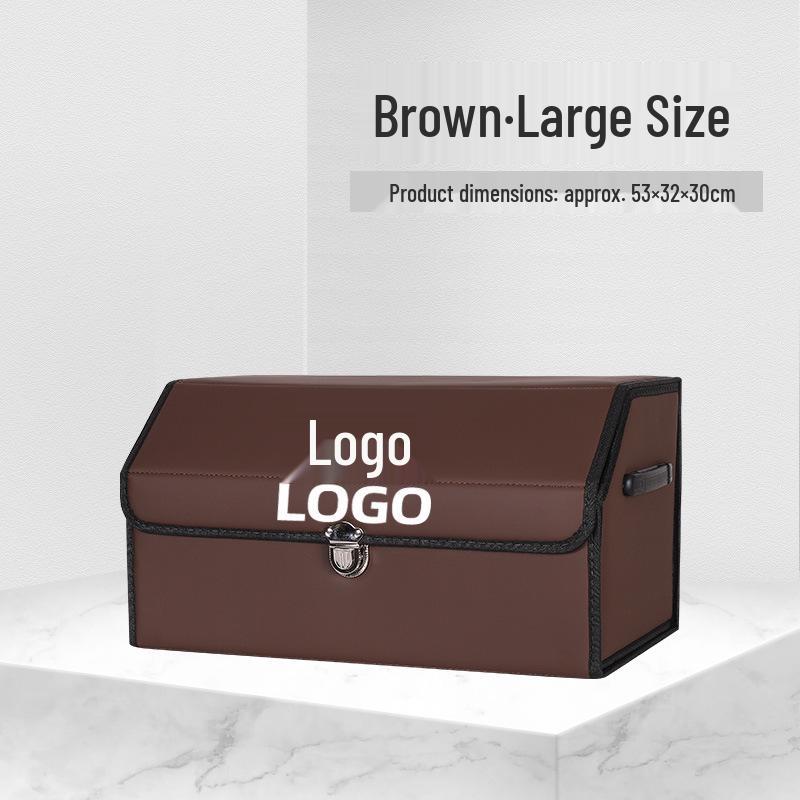 Multi-functional Leather Car Trunk Organizer and Storage Box