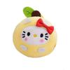 Lively Leso Round Ball Apple Plush Doll Kt Cat Keychain