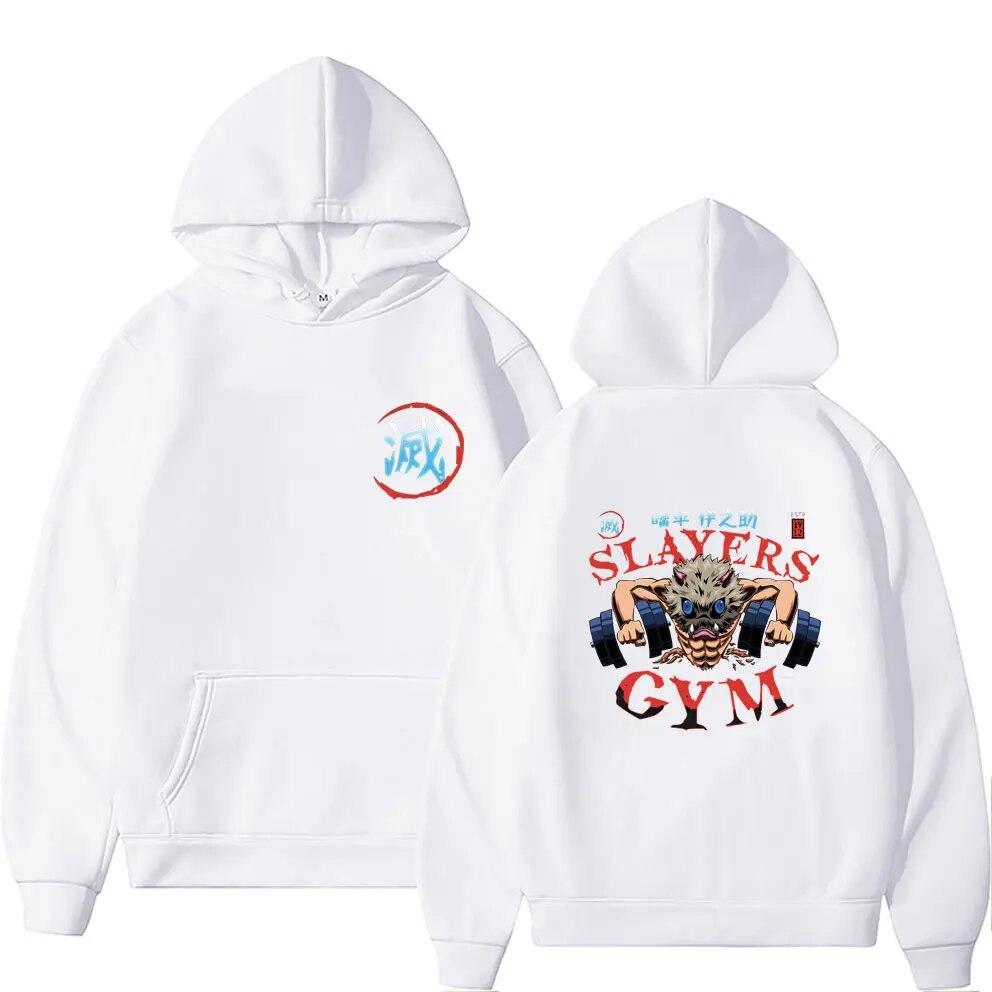 Japanese Anime Demon Slayer Kimetsu No Yaiba Printed Hoodie Unisexga Unisex Women Casual Sweatshirt Hashibira Inosuke Slayers Hoodies
