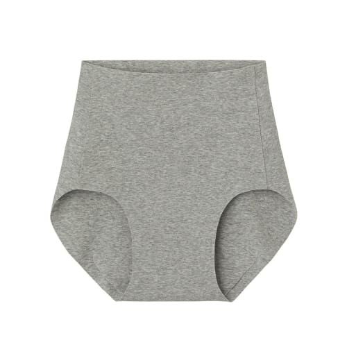 Gunze Inkontinenzhosen (Kompatibel mit Saugbinden, geringe Blutung) Selfair Damen Shorts, Grau Moch, Größe L