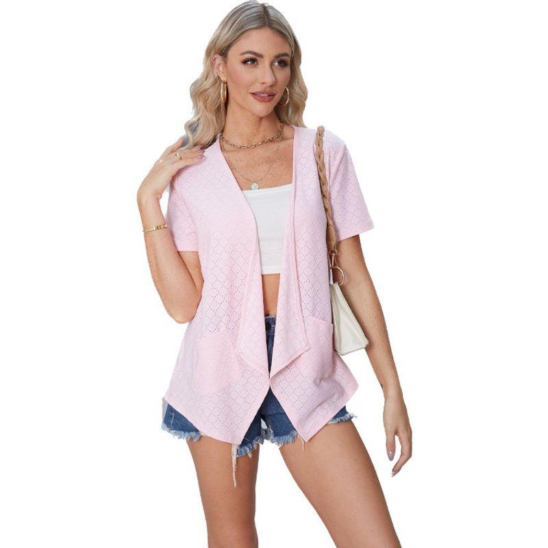 Short-Sleeve, Loose and Versatile Cardigan Short Sleeve Loose Cardigan Top