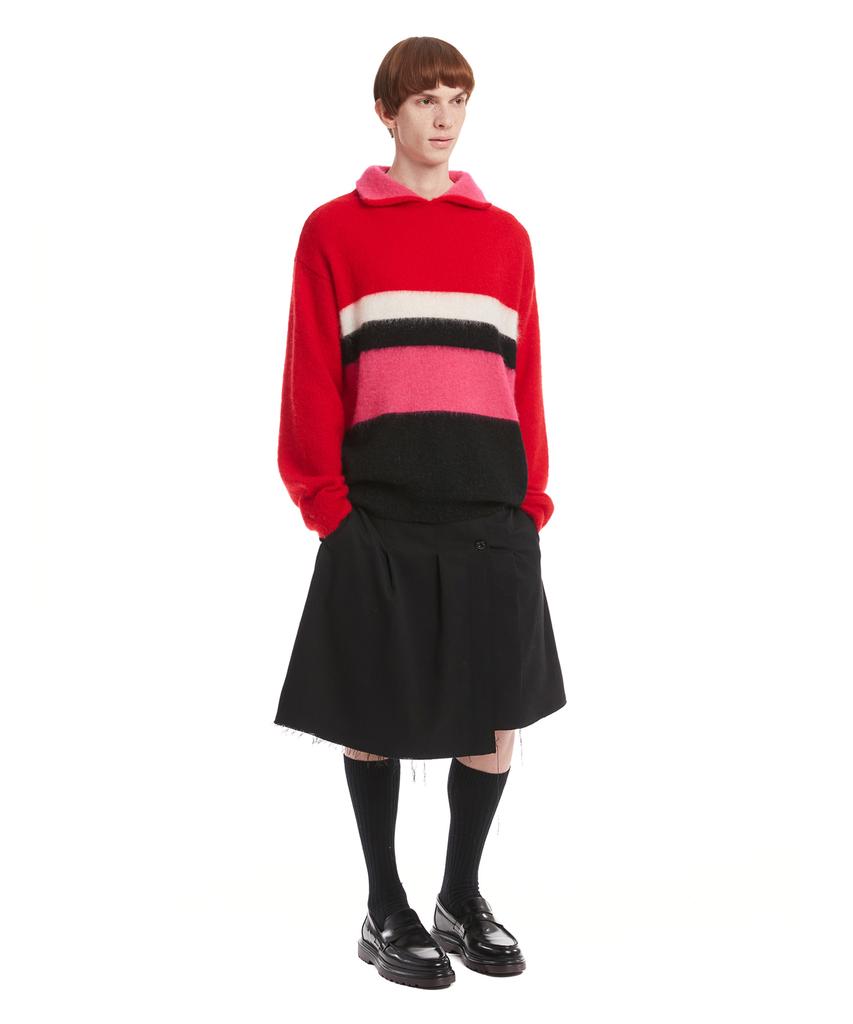 Trunk Project Black Pleated Wrap Skirt