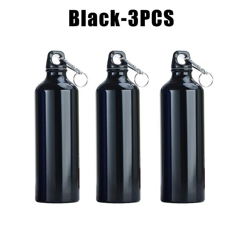 500ml750ml Aluminum Gym Water Bottle Large Capacity Gradient Design Outdoor Sports Flask Eco Friendly Gift Set