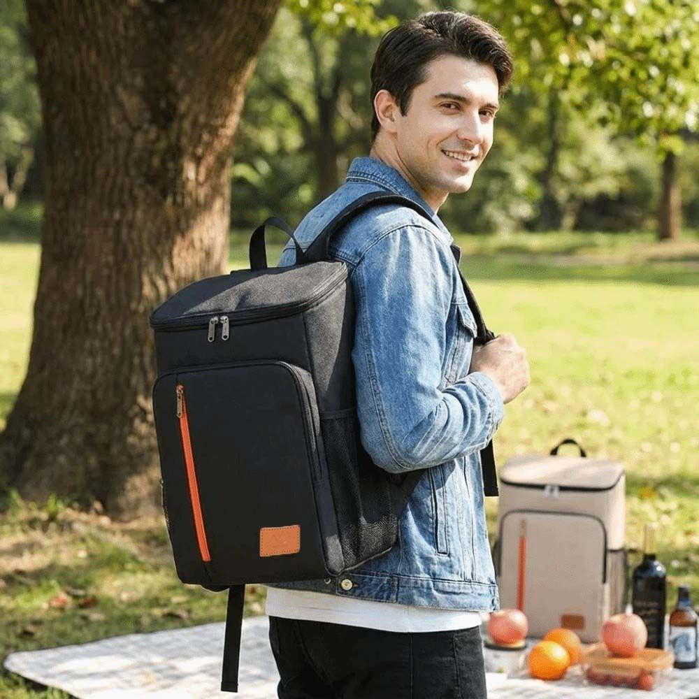 Insulated Insulated Backpack Double Shoulder Large Capacity Cooler Bag Sports