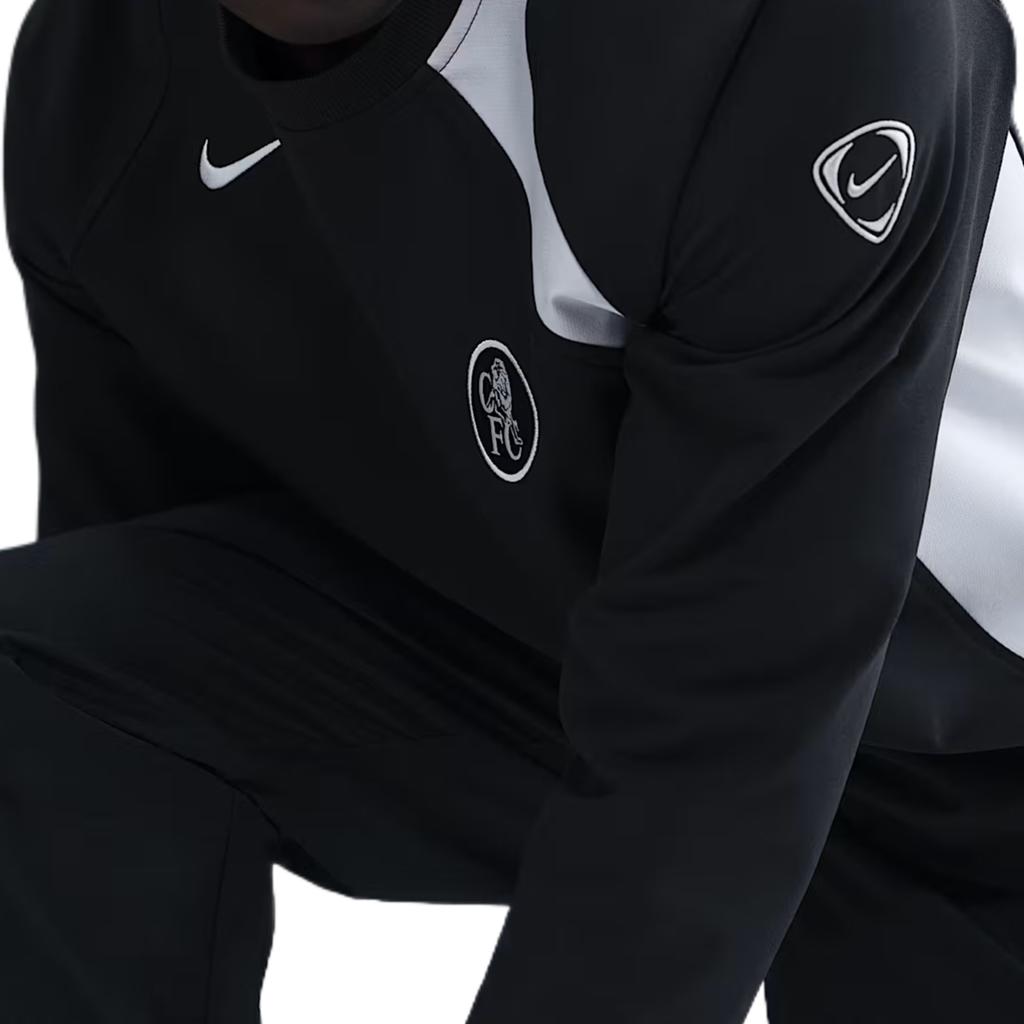 Nike Total 90 FW/AW25 Chelsea FC Third Round Neck Asymmetrical Waterproof Football Shirt Men tops HQ9776-010