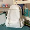 Schoolbag1011 new small fresh solid color schoolbag female college student backpack travel bag travel simple lightweight small backpack