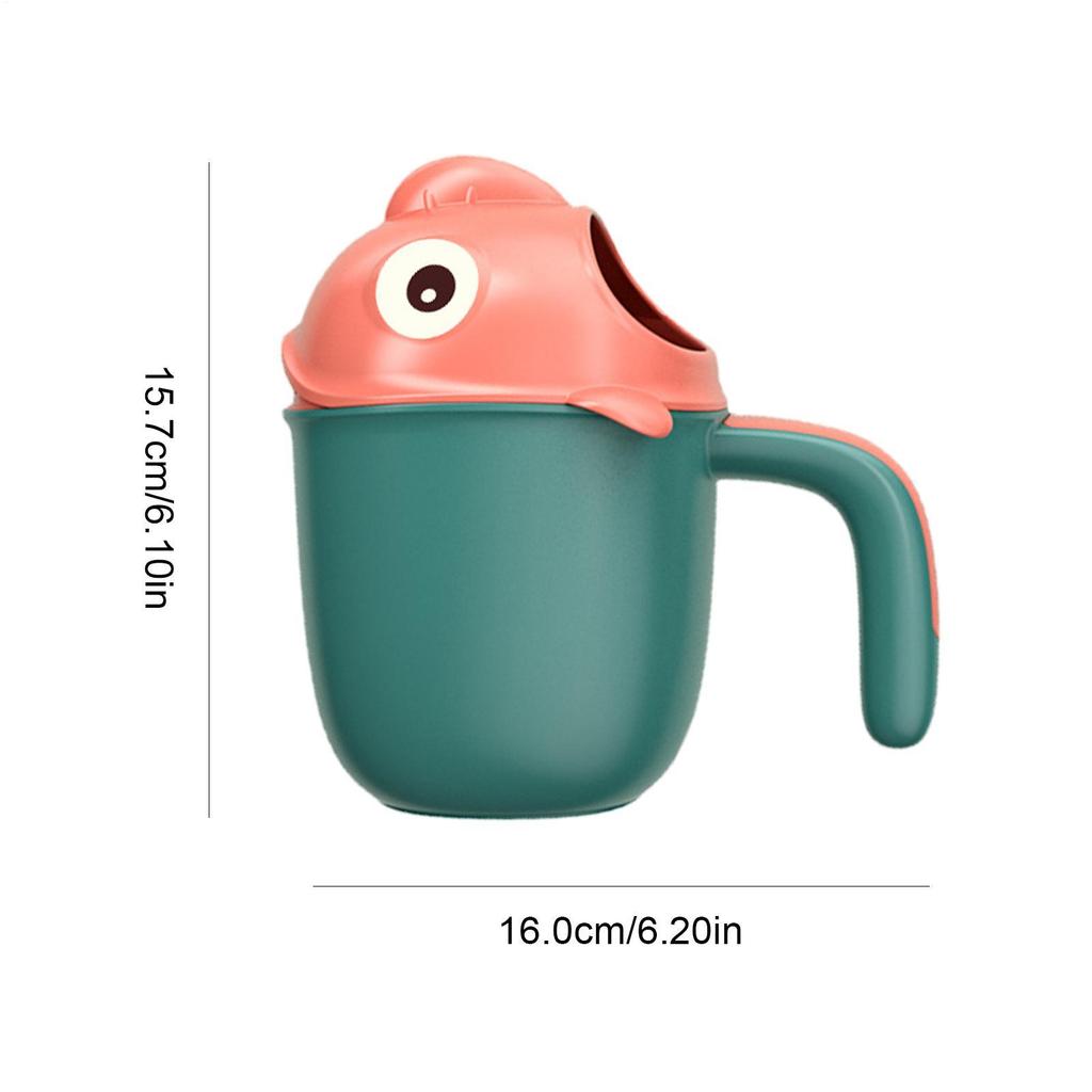 Shampoo Rinse Cup Creative Clownfish Shampoo Cup Multifunctional Lovely Washing Baby Hair Rinse Cup Rinser Shower Sprinkler