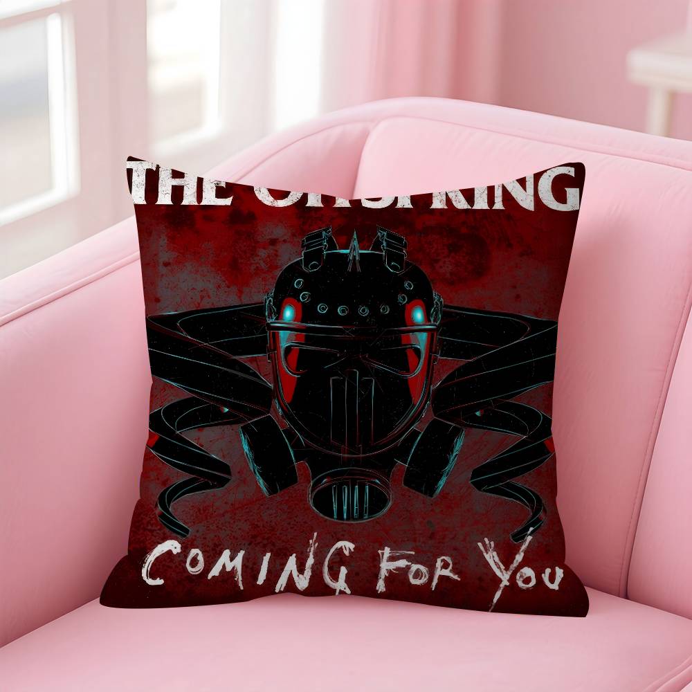 Personalized Pillow Dust Cover Bedroom Kids Party Decoration Pillowcase Birthday Children Gift The OOffspring Band 30x30 cm