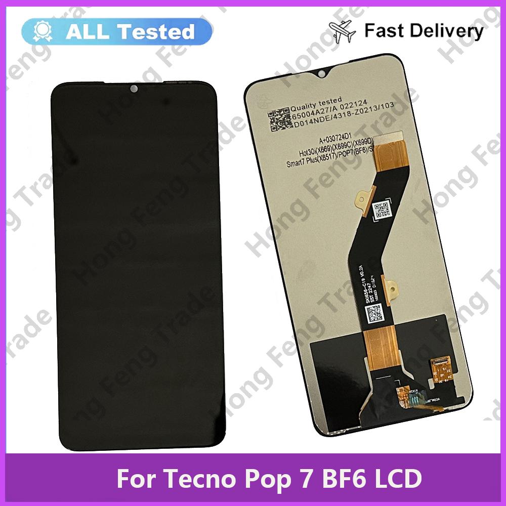 LCD Screen and Digitizer Full Assembly For Tecno Pop 7 BF6