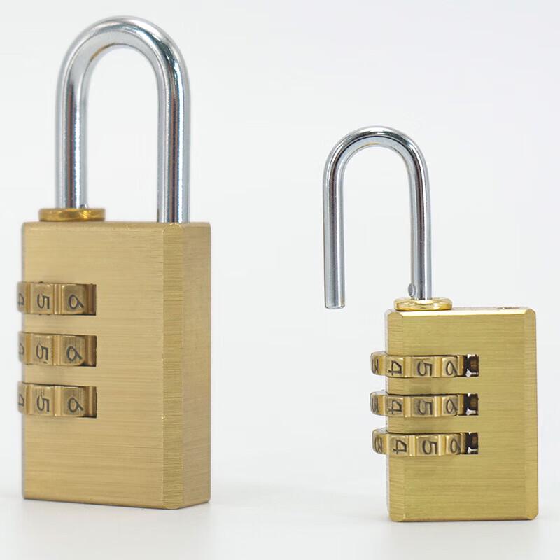 Haistik HKC-550 Brass Combination Luggage Padlock