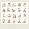 40 pcs/box Good Life Duck Album decorative stickers Self-adhesive stickers for DIY student creative stationery notebook diary