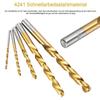 Way Left Hand Drill Bits 10pcs/Set 3.2-8.7mm Drilling Gold
