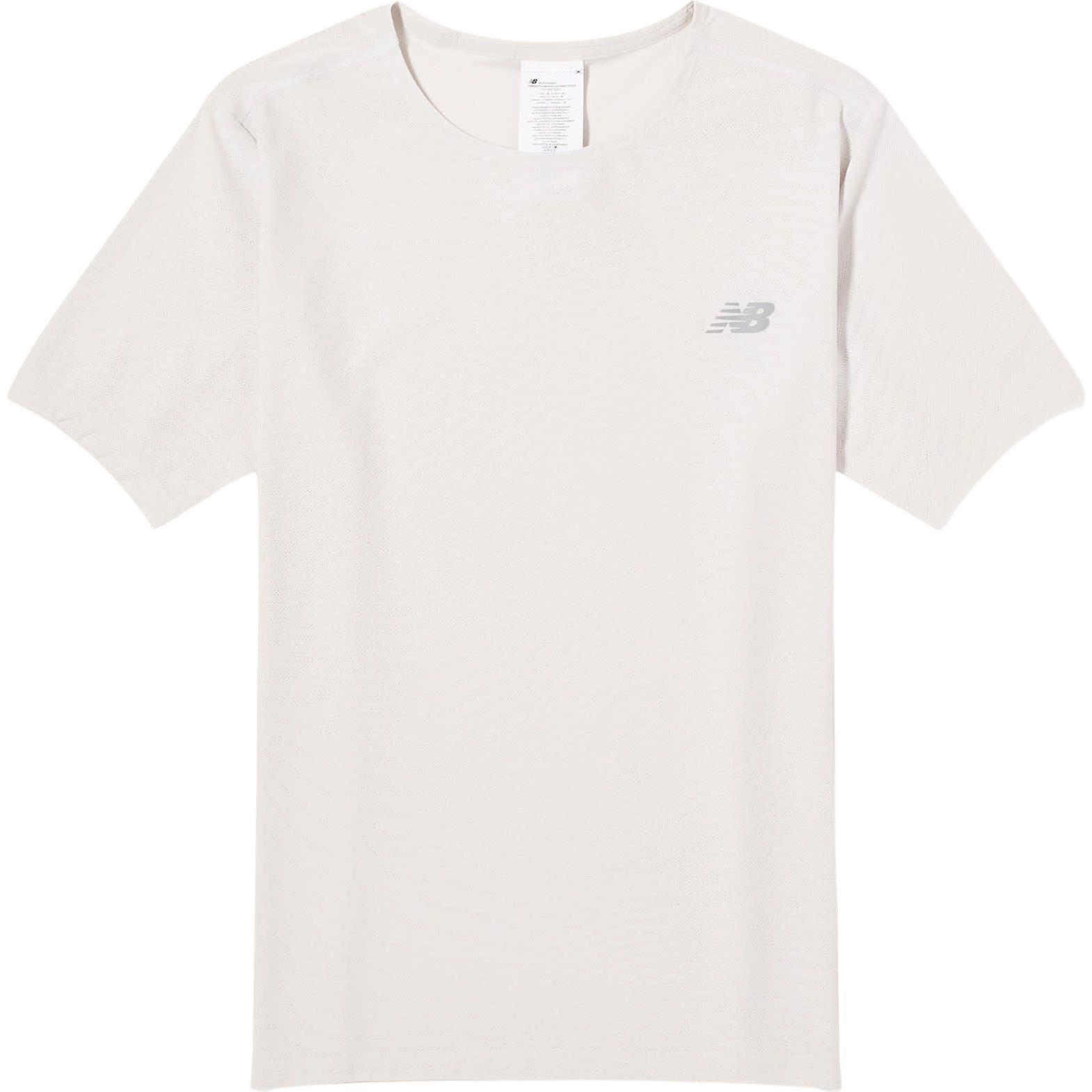 New Balance Athletics Jacquard T Shirt Men s Gray MT41281-GYM L