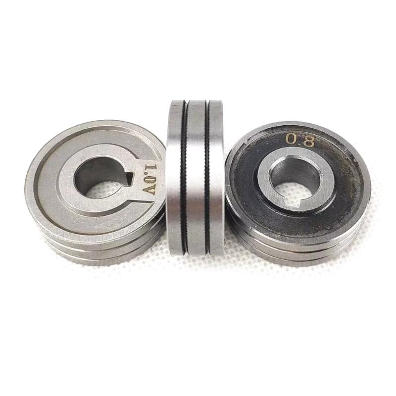 Professionelles MIG Drahtvorschubwalzen-Antriebsrad V GERÄNDELT U Führungsvorschubschweißen 0,6/0,8/1,0mm Walze in Industriequalität