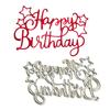 Happy Birthday Cutting Dies Carbon Steel Die Cut Templates Metal Embossing Stencils for Scrapbooking Card Making Album