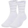 Under Armour Sportstyle Crew Socks Unisex 2 Pack White 1390129-100