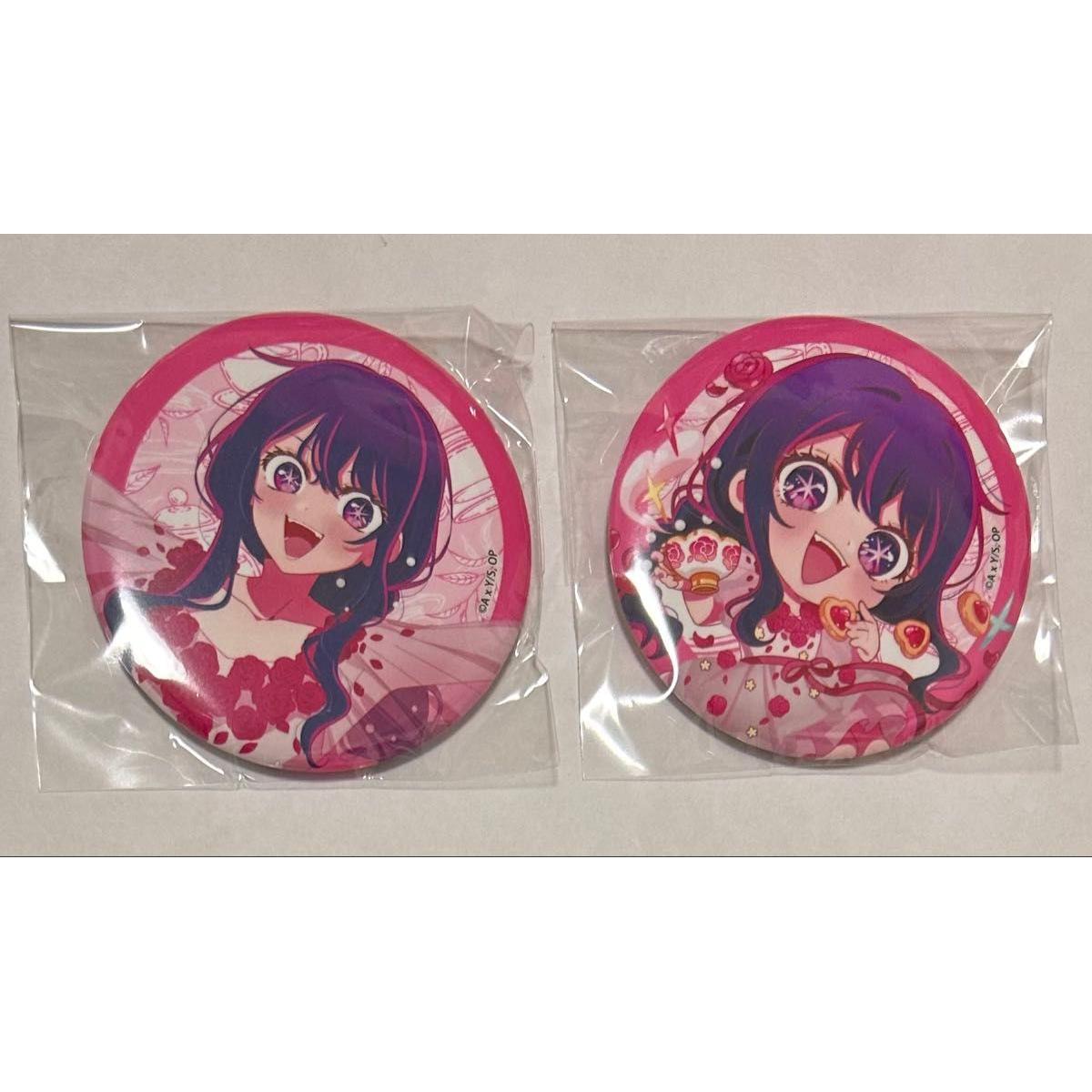 Used Oshinoko Cafe Can Badge Ai Hoshino