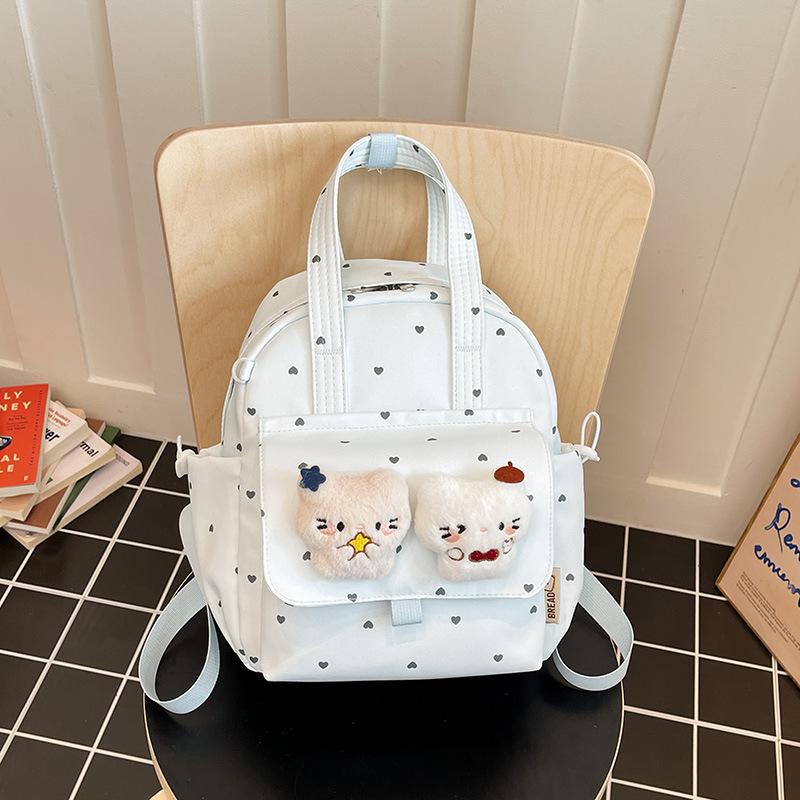 Schoolbag Korean Version of Japanese Kitty Cat Doll Backpack New Cute Girl Love Large Capacity Sweet Casual Backpack