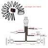 Car Horn Relay Wiring Harness Kit and Horn Push Button with 3 Meters Wire for Car Truck Grille Mount Blast Tone Horns