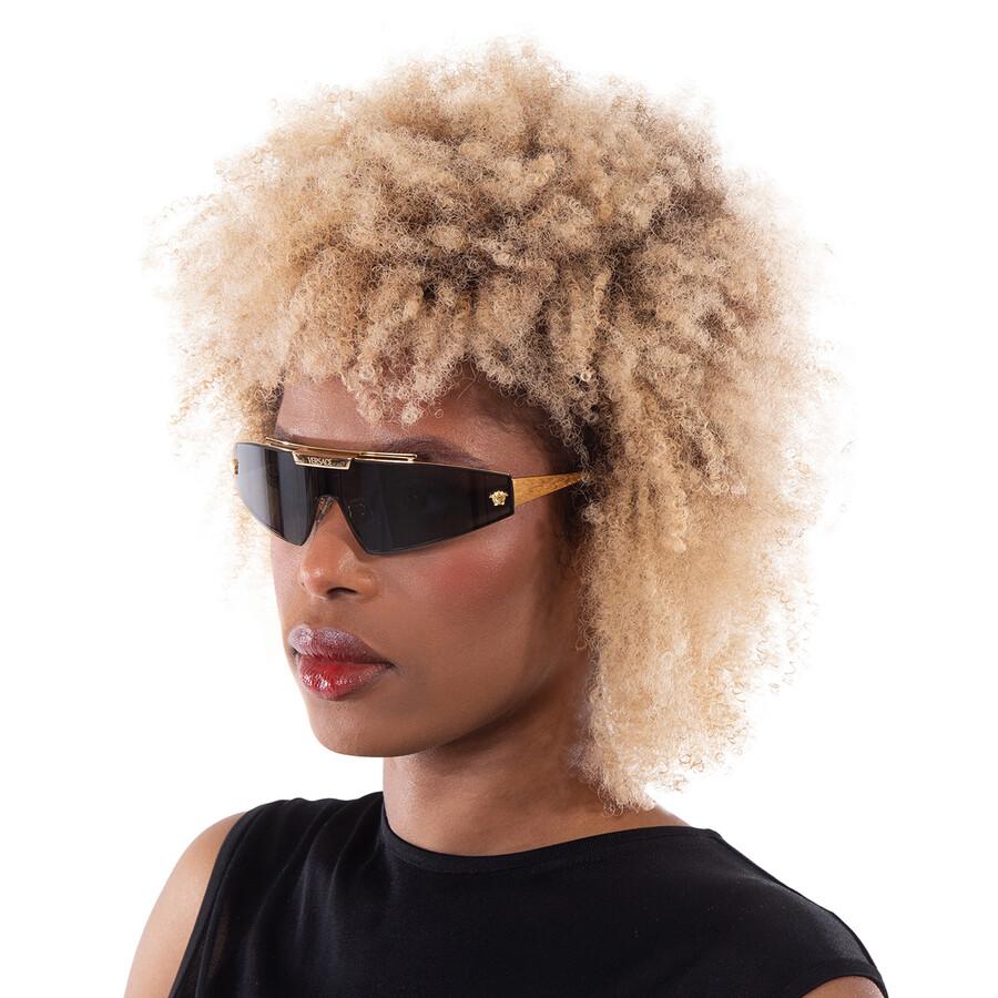 Versace Grey Shield Ladies Sunglasses Ve2265 100287 44