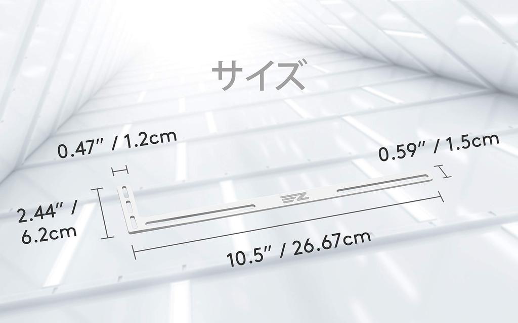 GPU Brace Support Holder To Fix Graphics Card Video Card Sag Holder 3mm Thickness Aluminum Alloy White EZDIY-FAB -