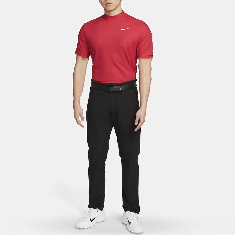 Nike Logo Solid Color Round Neck Pullover Dopamine Short Sleeve T-Shirt Men T-Shirts Red DR5325-687