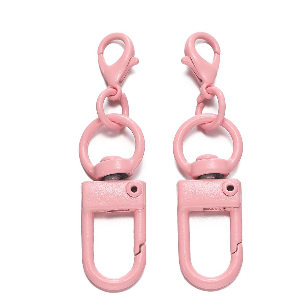 5/10Pcs Colorful Alloy Snap Lobster Clasp Hooks with 14mm Lobster Clasp for DIY Key Chain Bags Pendants Accessories Wholesale