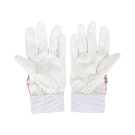 [Under Armor] UA CLEAN UP BATTING GLOVES 6001317(101) White Red M