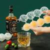 1 Stück 4-Loch PP Transparent Küche Eisbox Eiscreme Maker Werkzeug Würfelmacher Runde Eishockeyball Eisform Eis am Stiel Artikel