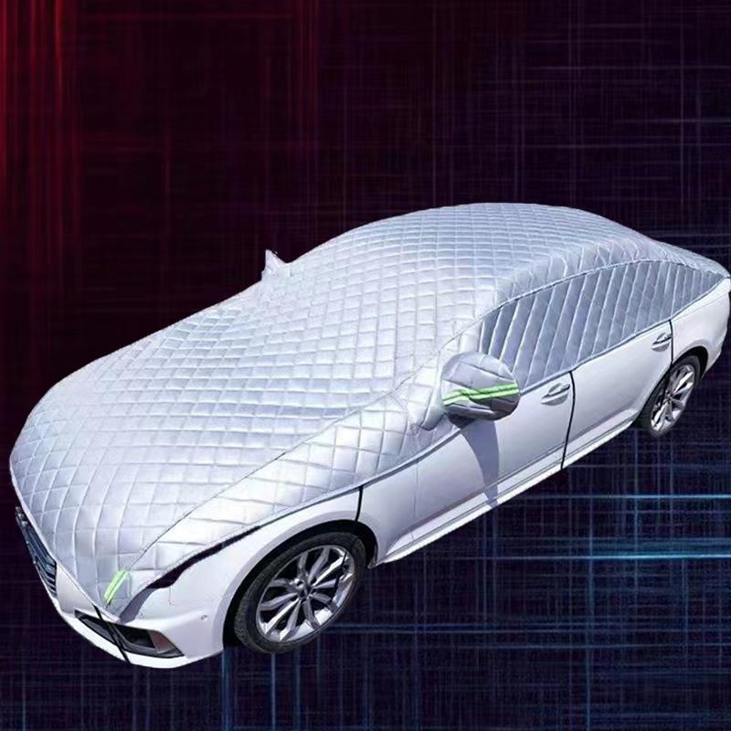 Large Car Sunshade: Heat Insulation, Snow & Dust Protection Cover Hatchback - Recommended