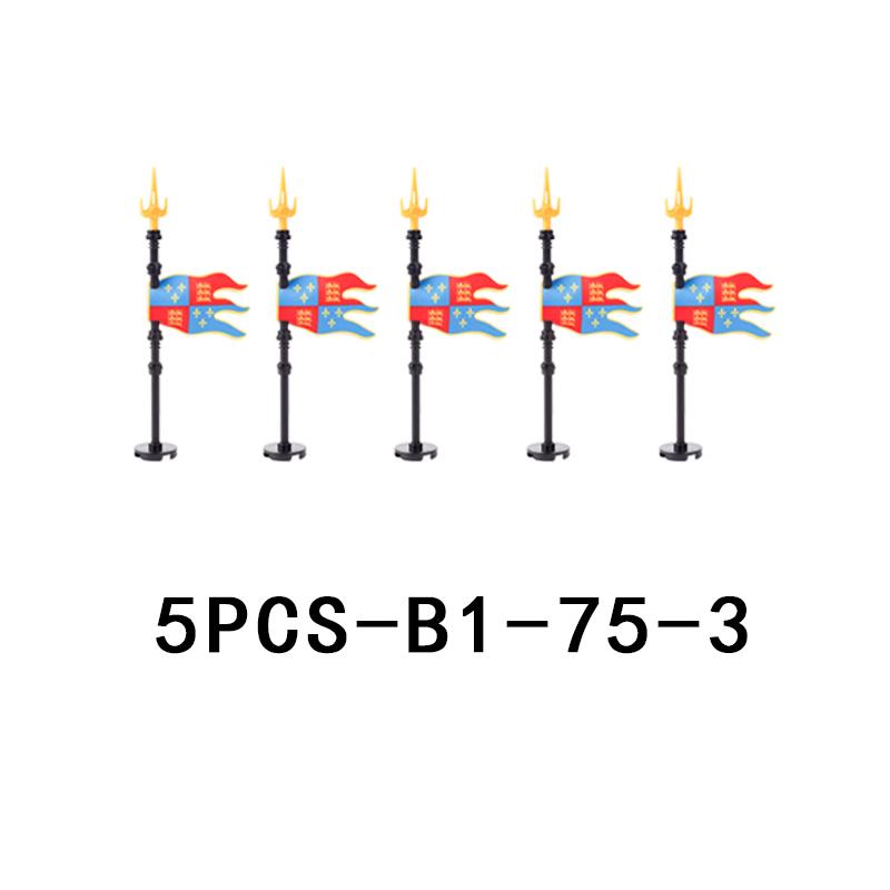 Medieval Castle Knight Figures Weapon Building Blocks Military Army Soldier Flag Shield Cloak Legion Accessories Bricks Toy Gift