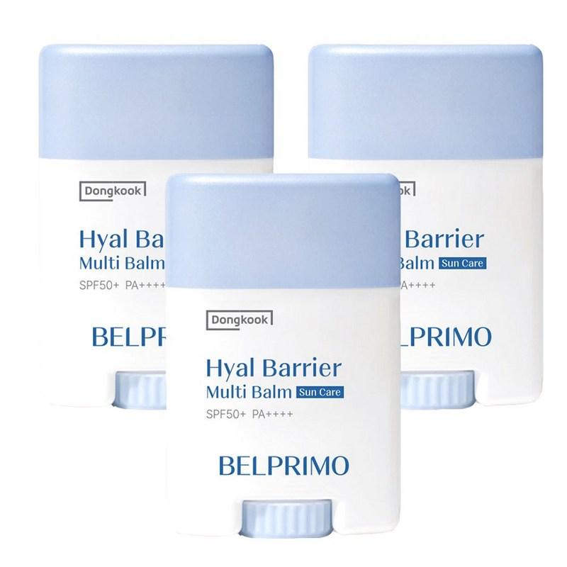 Bel Primo Hyal Barrier Multi Balm SPF50+ PA++++, 19.5g, 3 pcs