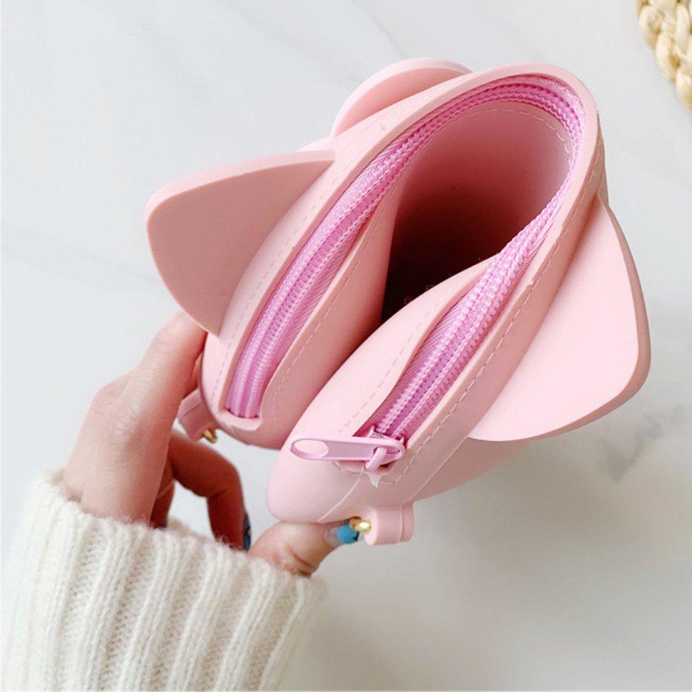 Buy KC Large Silicone Coin Purse Female Storage Bag Mini Cute Cartoon Design Canvas Bags Student
