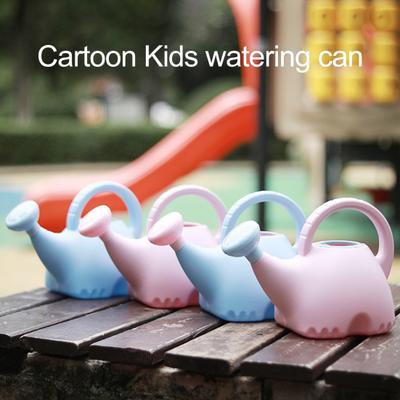 Yousheng 1.5L Watering Can Cartoon Elephant Watering Can Kids Watering Bottle with Removable Shower Head for Bonsai Trees Home Office Desktop Plants