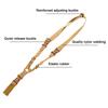 Outdoor Single Point Gun Sling Nylon Schultergurt Gewehr Seil Gürtel mit Metallschnalle taktische Ausrüstung