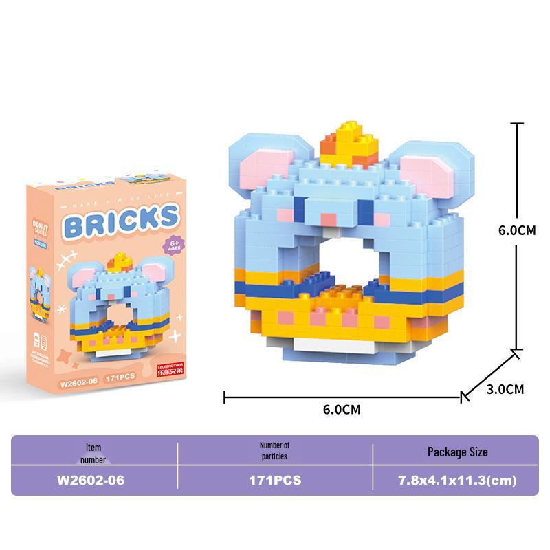 Lele Brothers Micro Building Blocks - Educational Small Animal Sets for Kids, Compatible with Lego, Boys' Toy Gifts