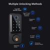 A1 TT Lock/ Tuya WiFi Auto Fingerprint Smart Door Lock Digital Electronic Door Lock With Door Sensor Password/IC Card/APP/Key