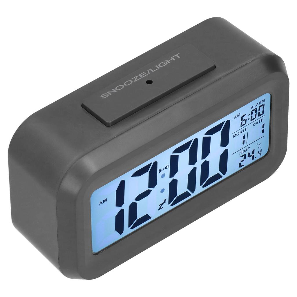 Digital Alarm Clock LED Large Display Electronic Night Light Snooze Function Alarm Clock for Bedroom