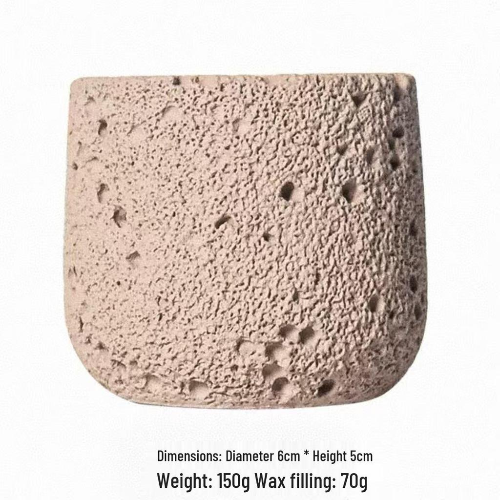 Cross-border Cement Texture Candle & Diffuser Cup - Decorative Aroma Container Ornament