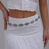 Ingemark Goth Ethnic Geometric Carving Coin Waist Belly Belt for Women Summer Beach Bikini Dress Jeans Chain Body Jewelry Gift