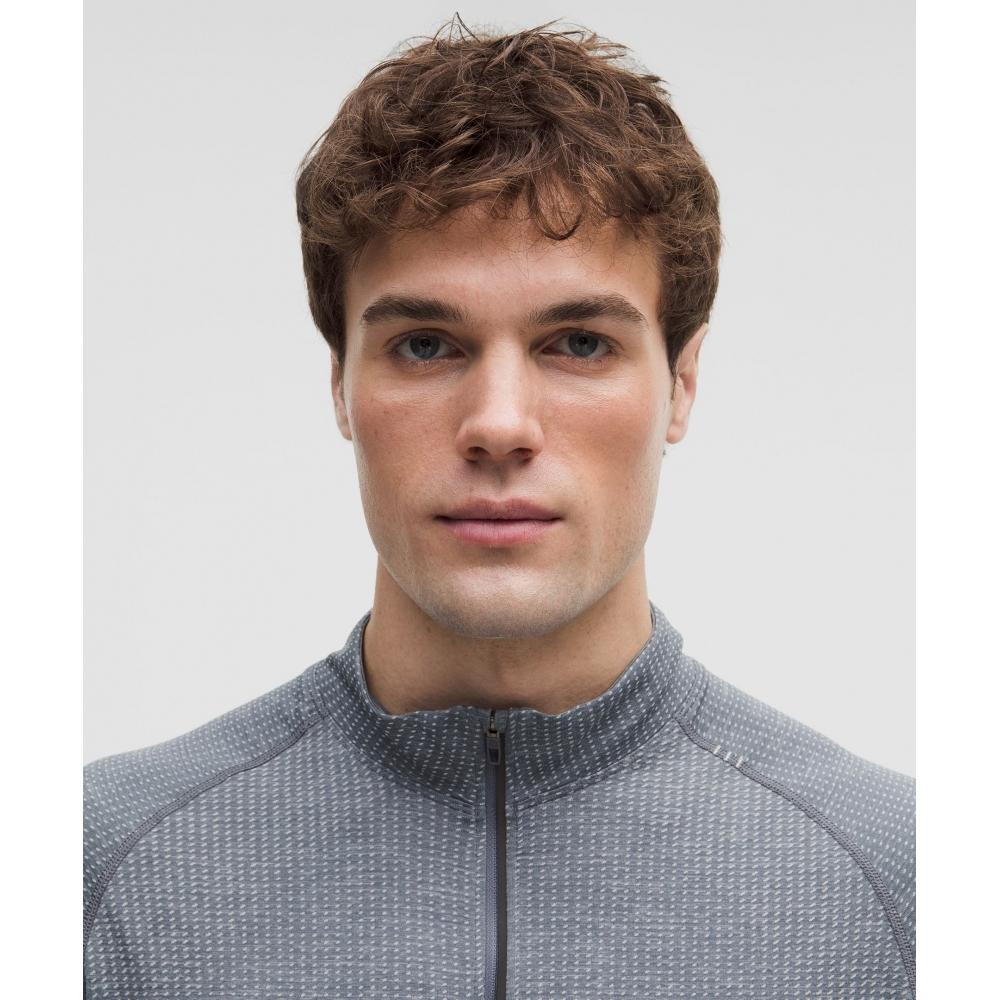 Lululemon Metal Vent Tech Half Zip Vapor Solar Grey